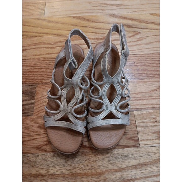 Women’s Baretraps Karlie Wedge Sandal Gold - Size - 8‎ - Picture 1 of 7